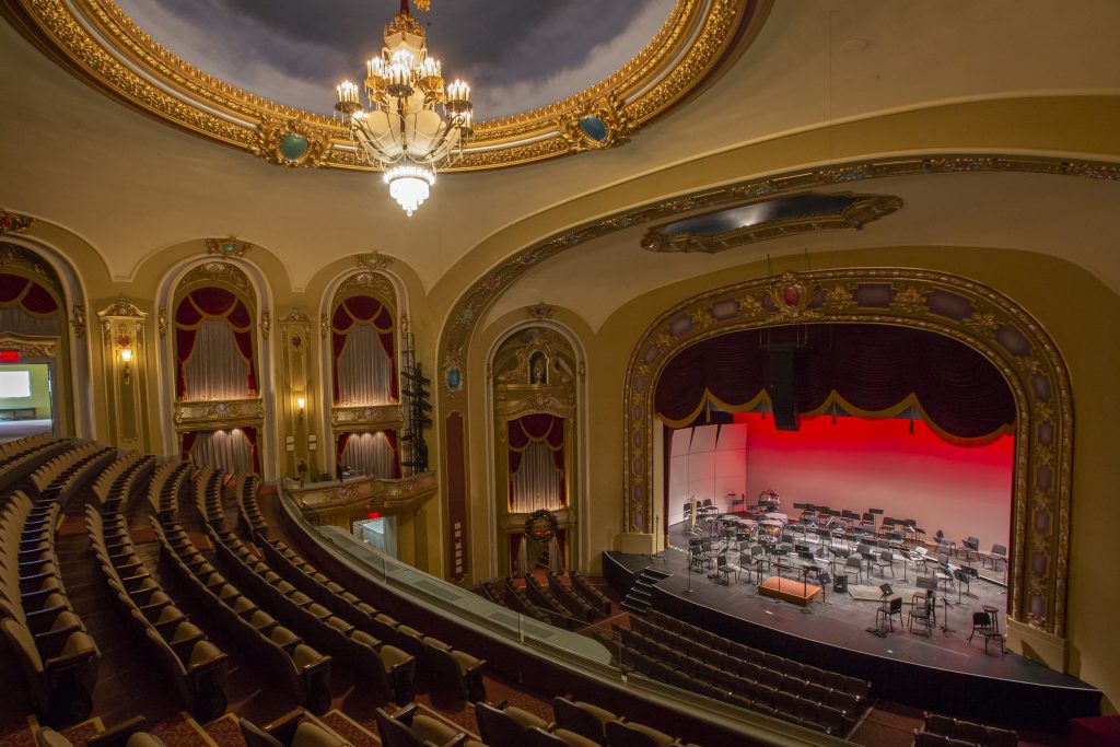 Missouri Theatre stage and seating area