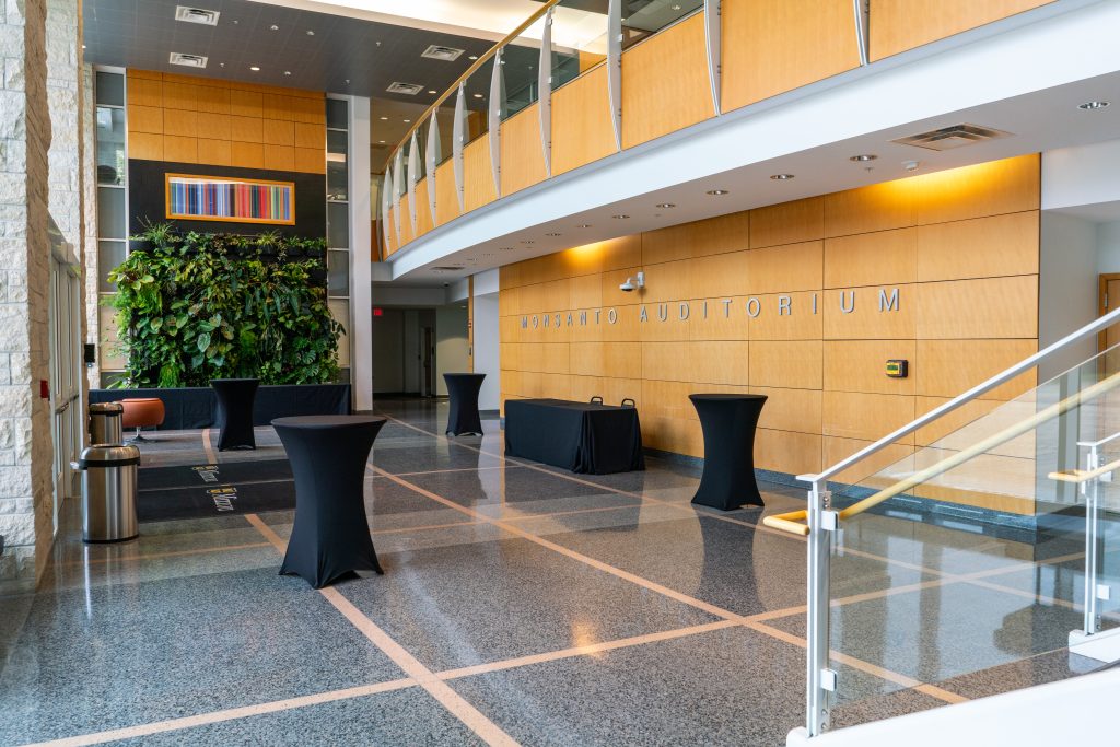 Hallway in Bond Life Sciences building