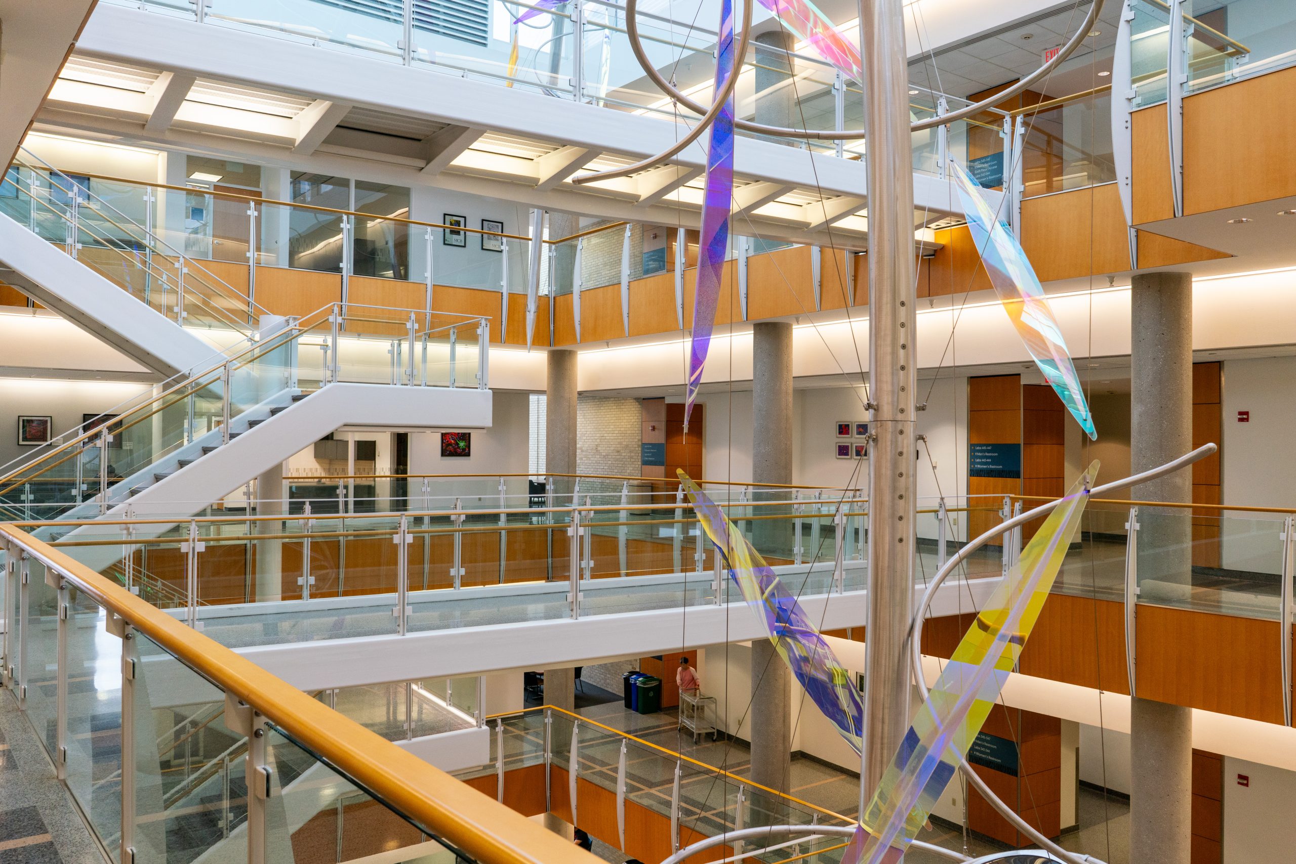 McQuinn Atrium on the fourth floor of Bond Life Sciences Center