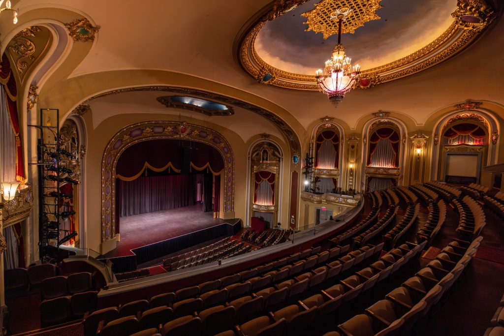 Missouri Theatre view from the seats to the stage