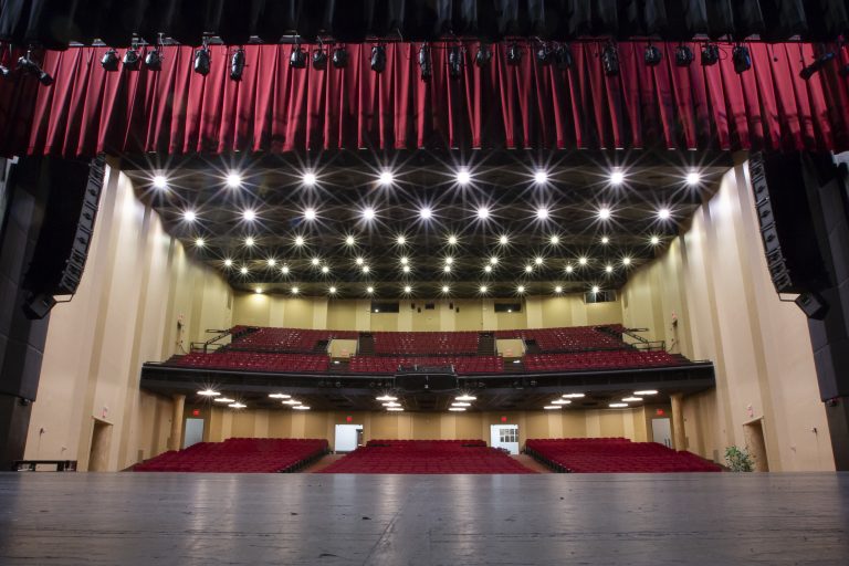 Jesse Auditorium stage and seating