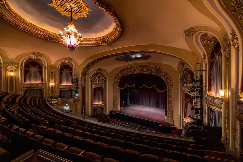 Missouri Theatre seats and stage