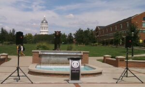 Lectern at Tiger Plaza