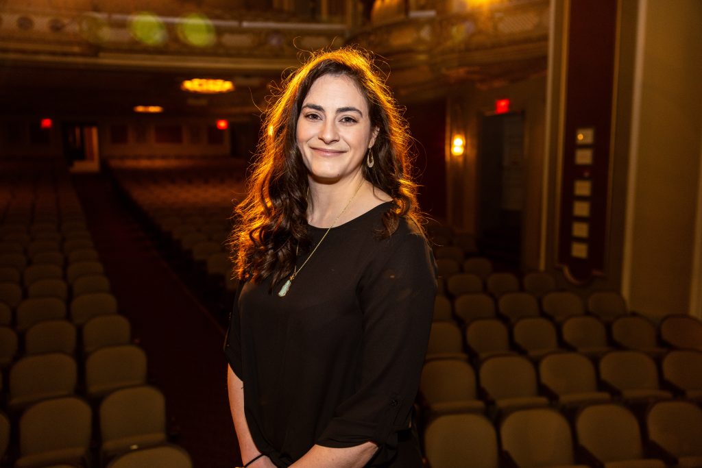 Babs Randazzo in the Missouri Theatre