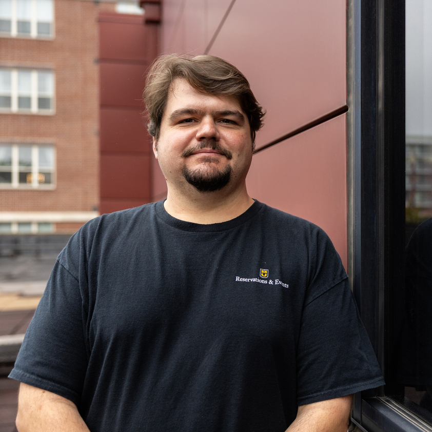 Alec Jackson at the Missouri Theatre rooftop